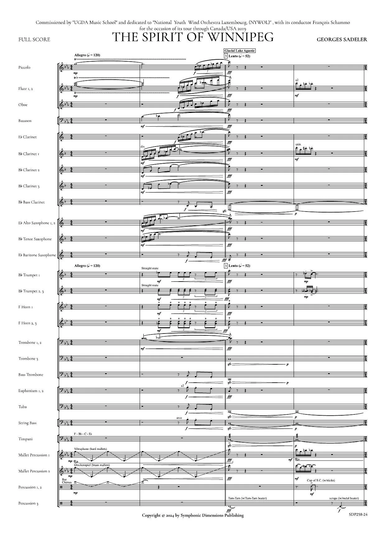 Score preview of The Spirit of Winnipeg
