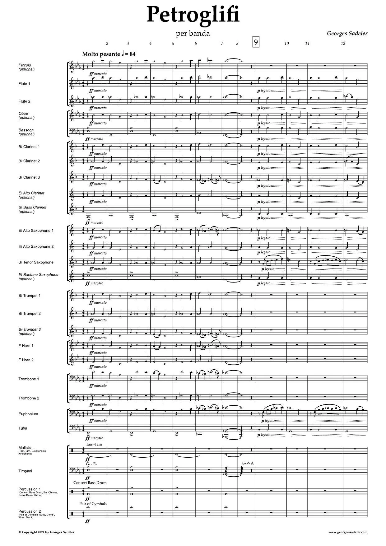 Score preview of Petroglifi