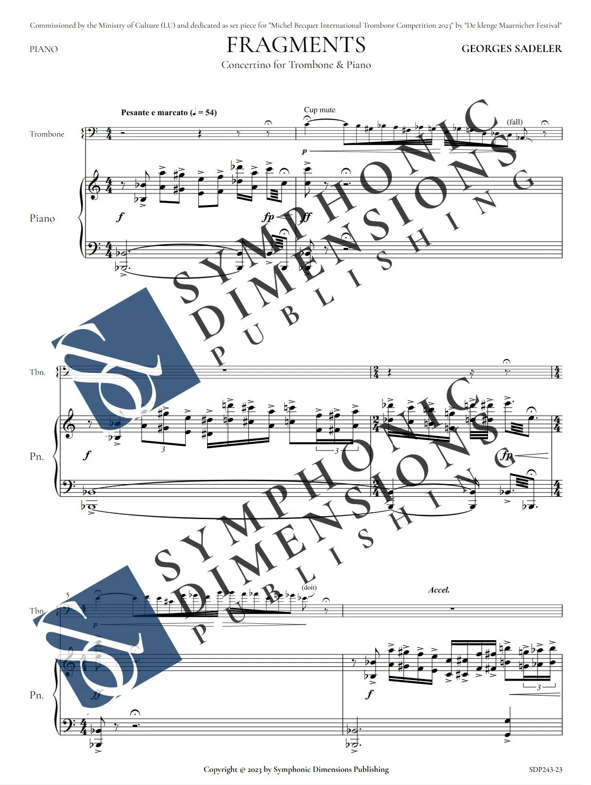 Score preview of Fragments