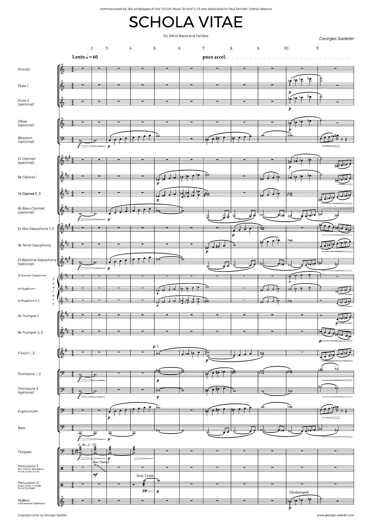 Score preview of Schola Vitae