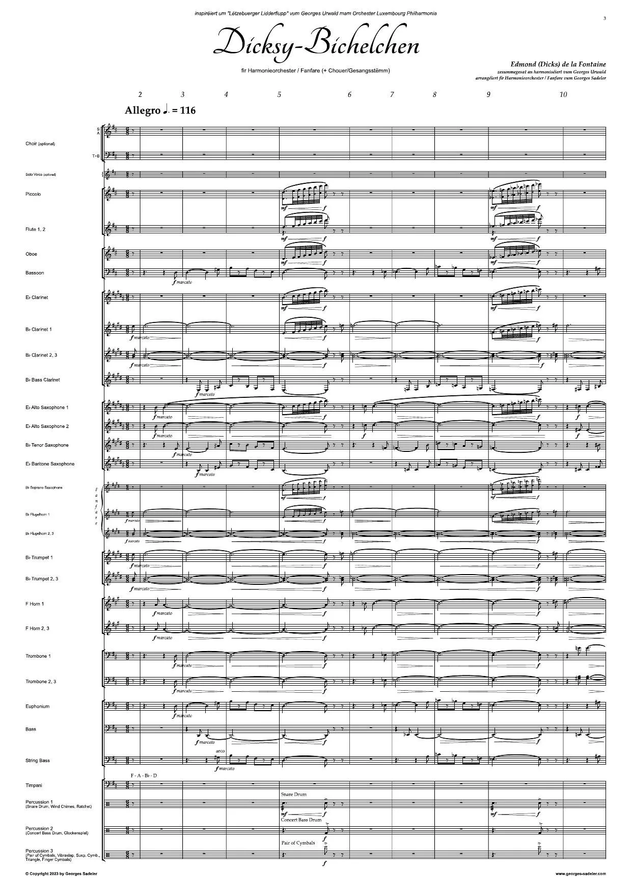Score preview of Dicksy-Bichelchen