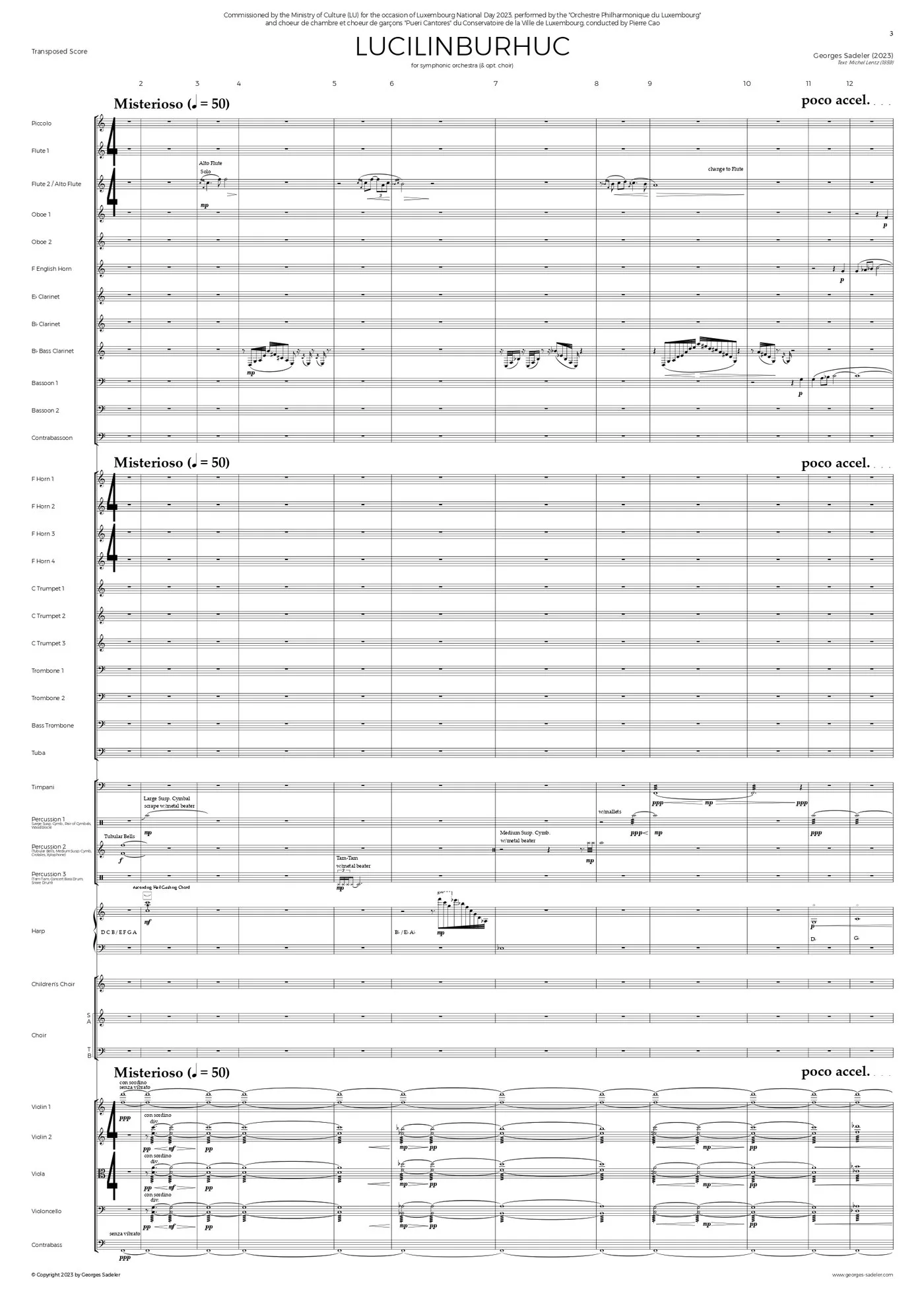 Score preview of Lucilinburhuc