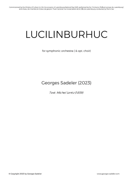 Cover of Lucilinburhuc