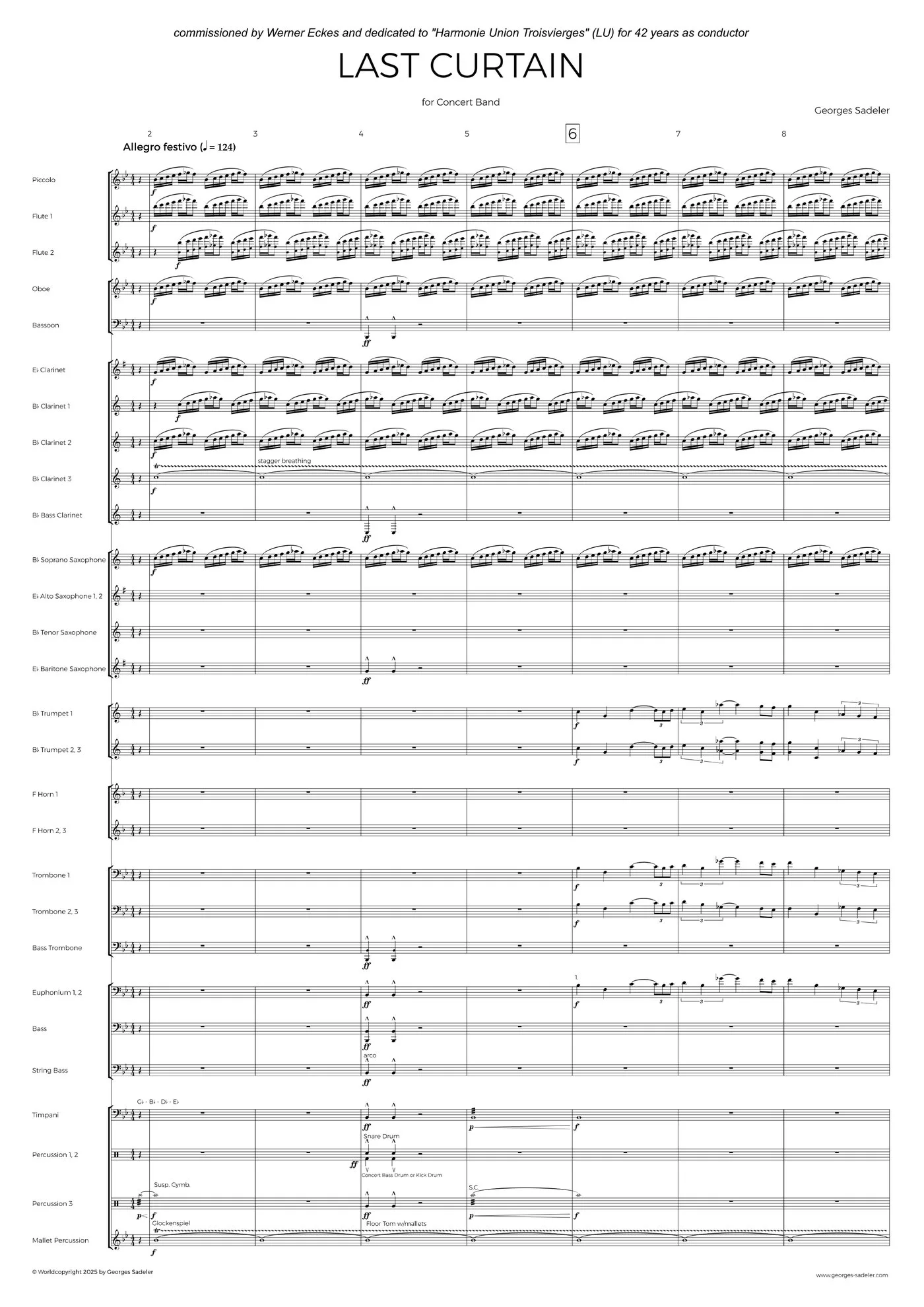 Score preview of Final Curtain