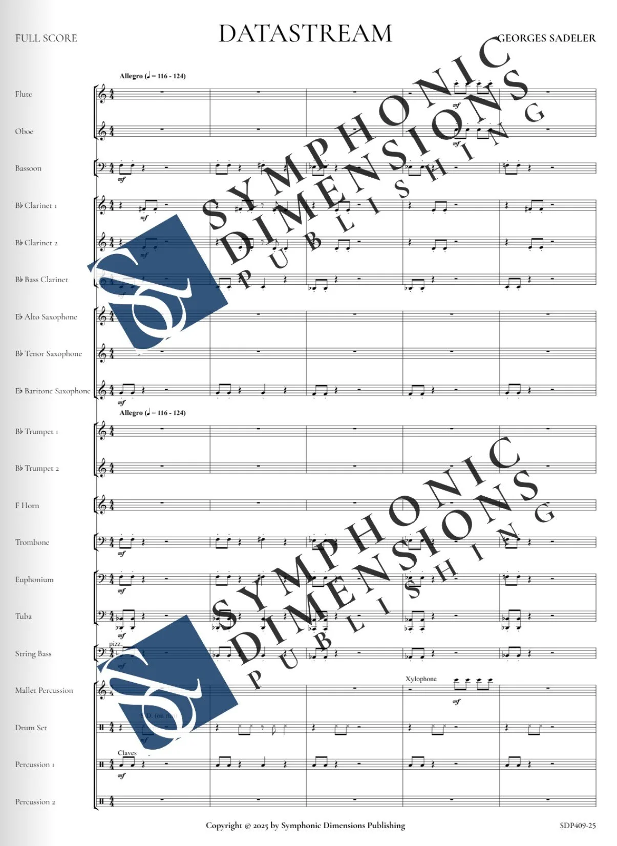 Score preview of Datastream