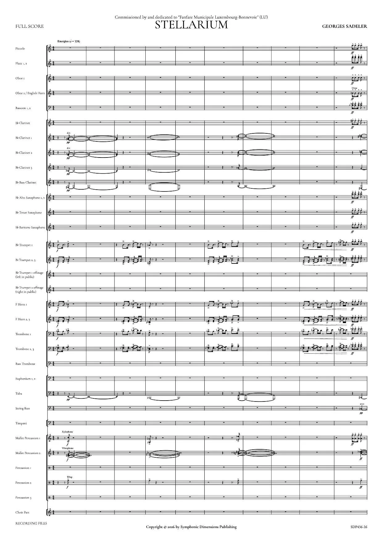 Score preview of Stellarium