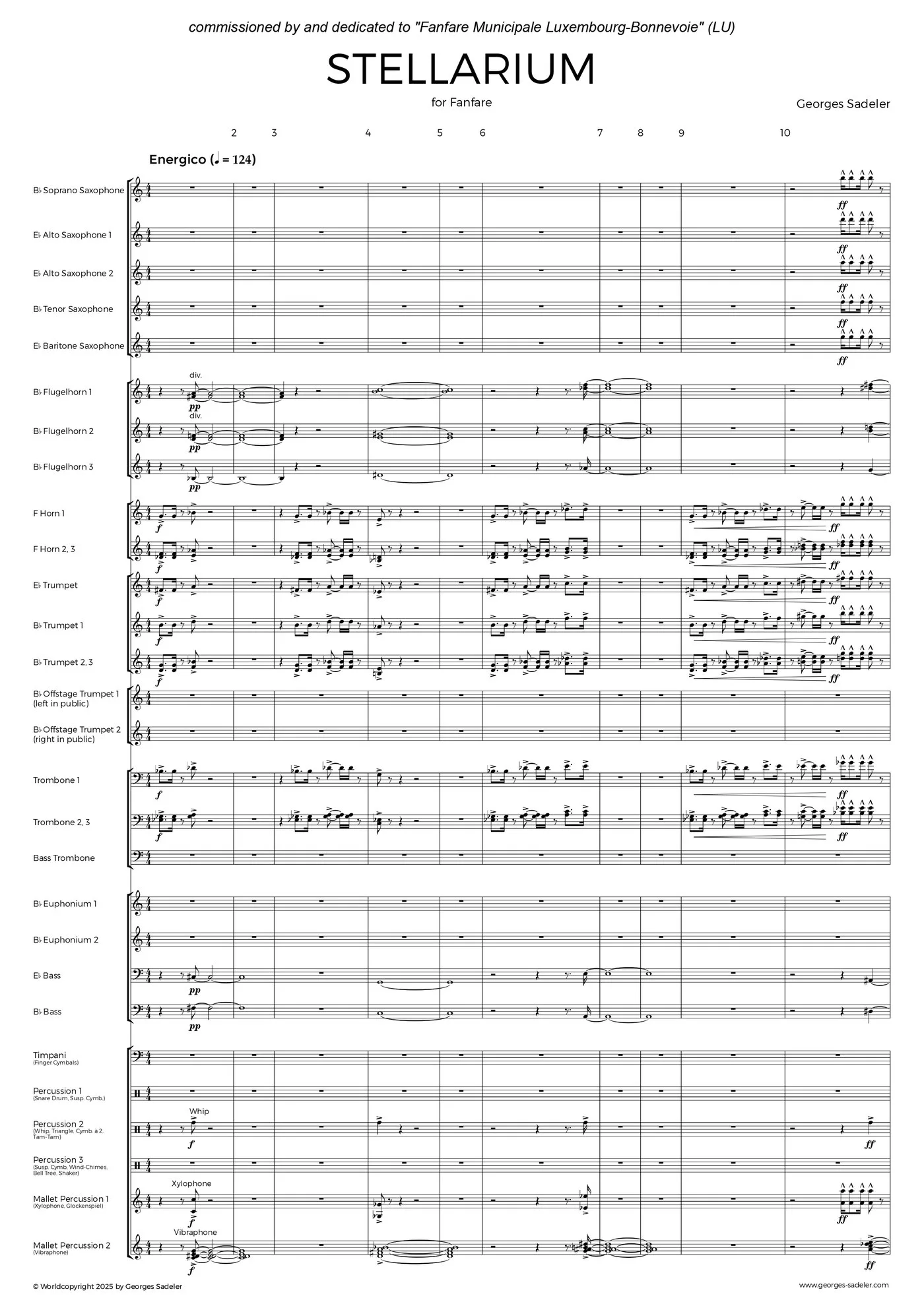 Score preview of Stellarium