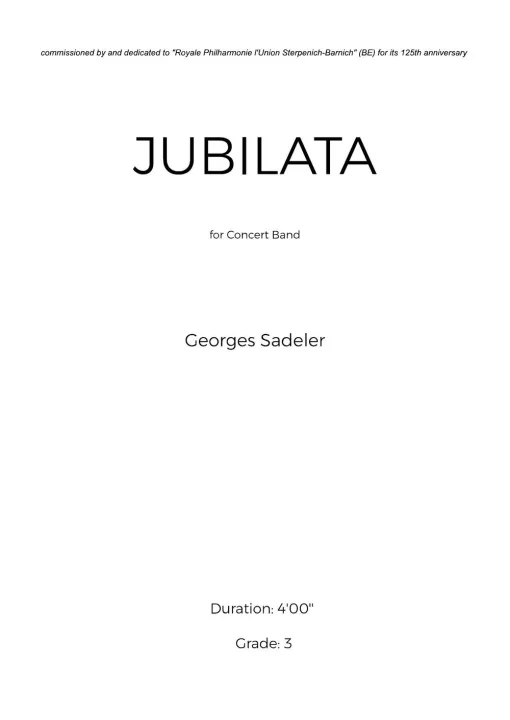 Cover of Jubilata