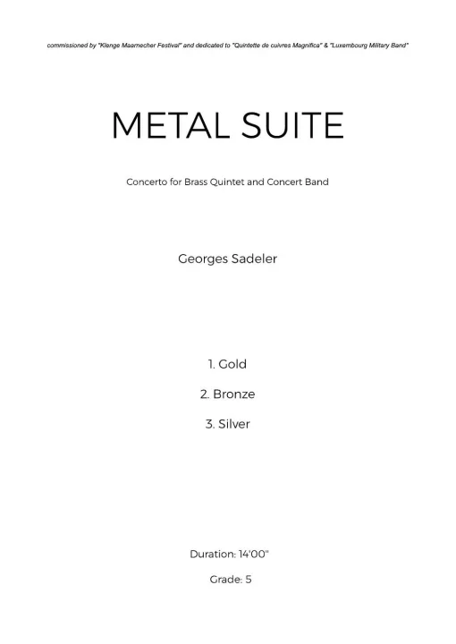 Cover of Metal Suite